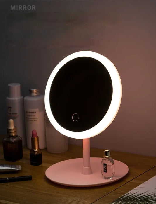 Retro Daylight Rechargeable Vanity Mirror with 3 Light Modes